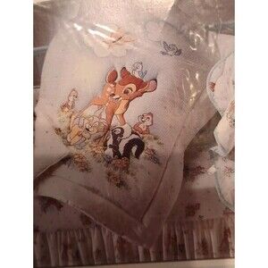 Dundee Disney Babies Bambi Baby Crib Receiving Blanket 36X45 Vintage Sealed New